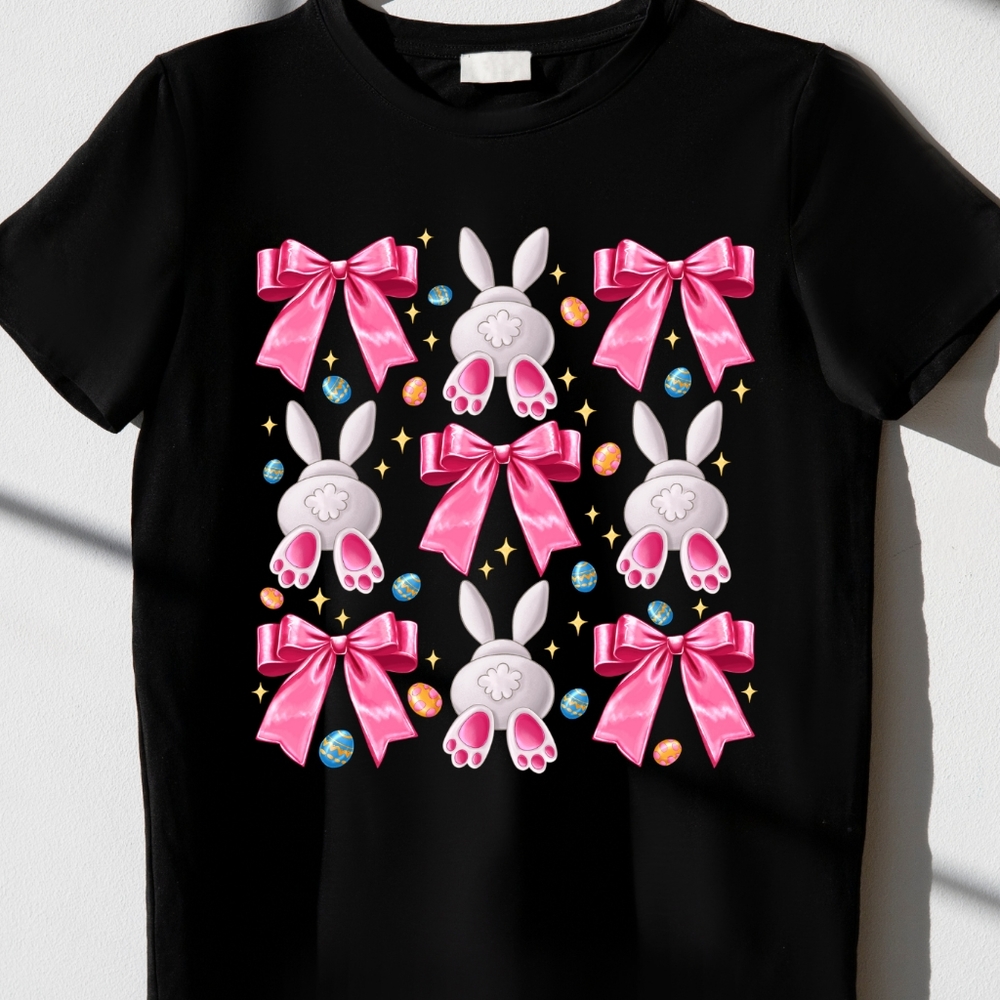 Bunny and Pink Bows T-Shirt